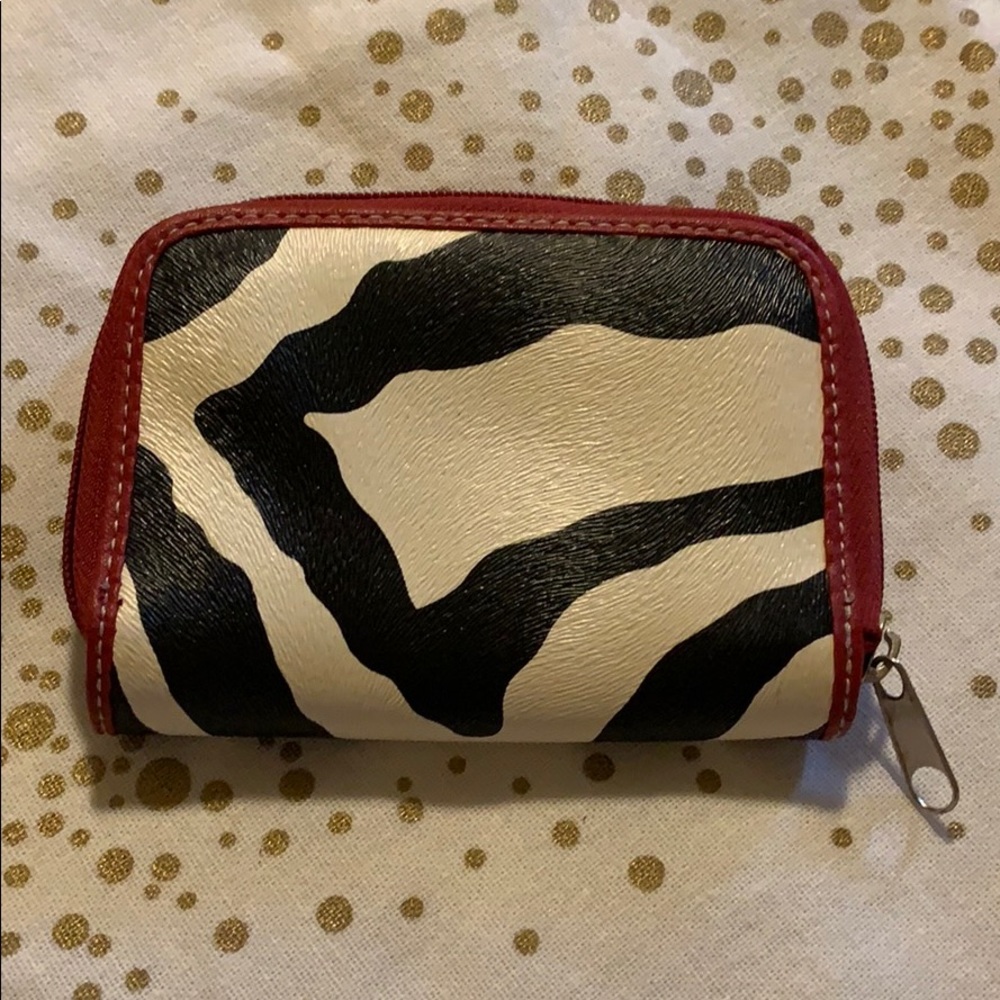 Attention Zebra Print Bifold Wallet - image 2